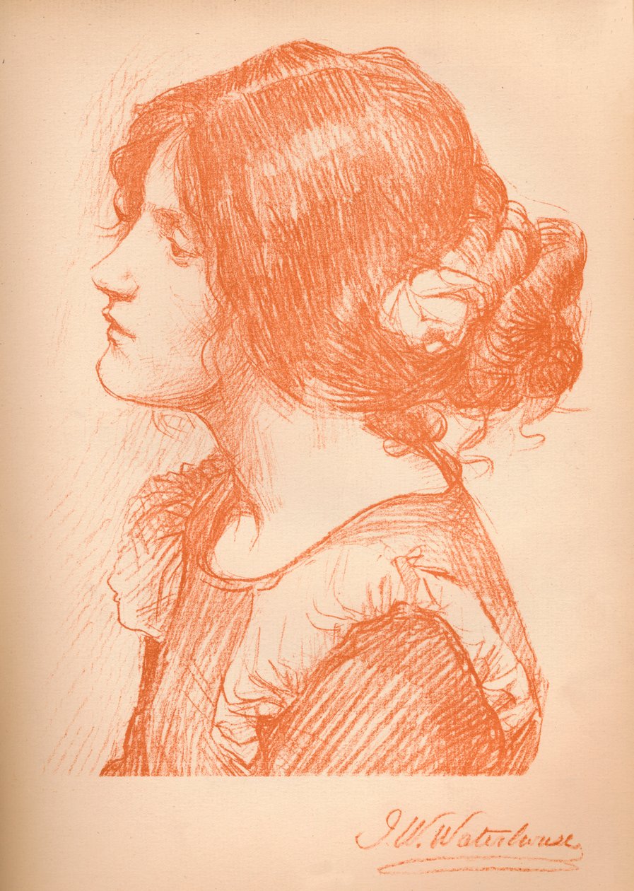 Skica ženy c1885, 1896 od James Abbott McNeill Whistler
