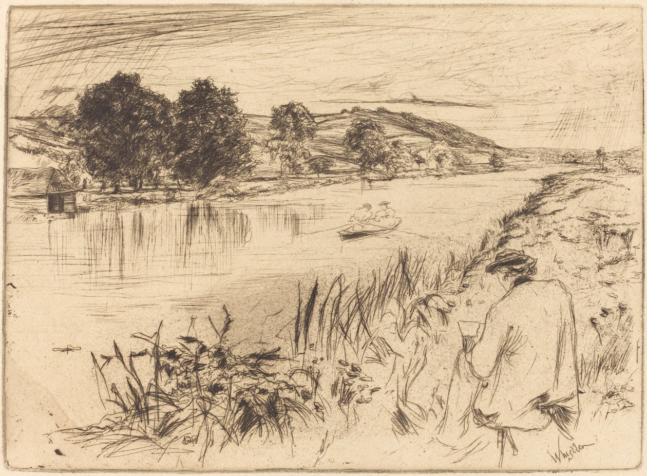 Skicování, č.I, 1861. od James Abbott McNeill Whistler