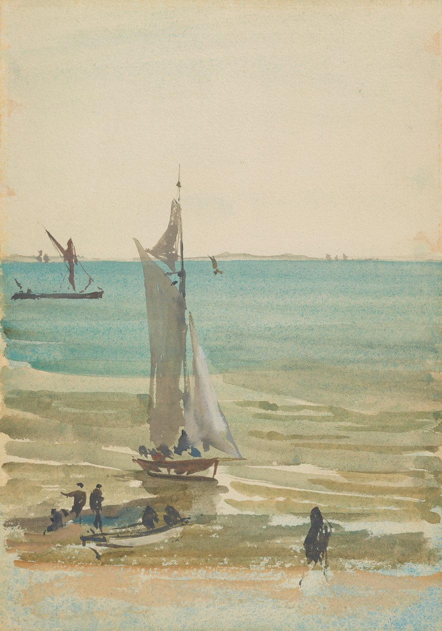 Southend - The Pleasure Yacht, 1882-1884. od James Abbott McNeill Whistler