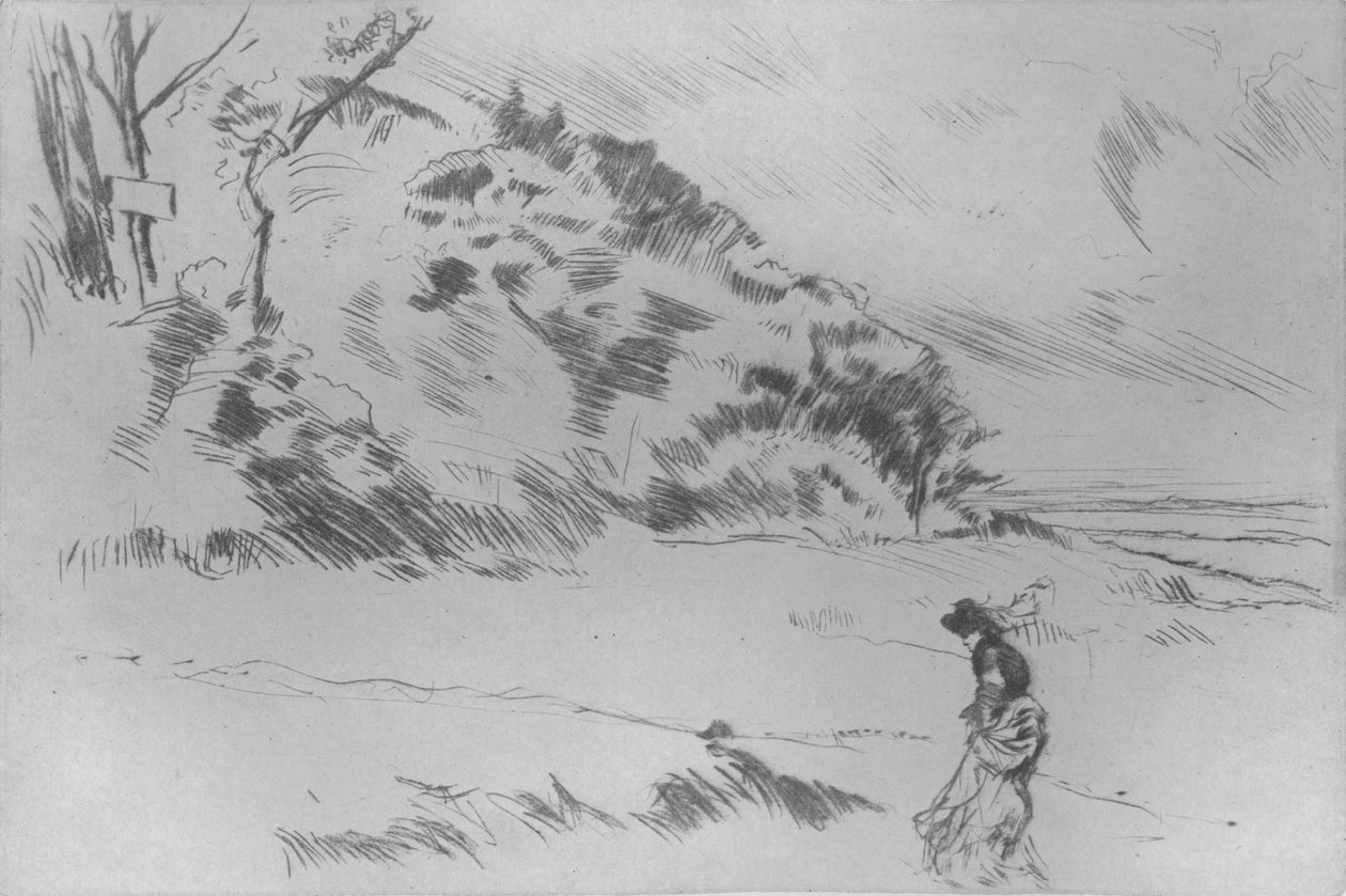 Speke Shore, c1875, 1904 od James Abbott McNeill Whistler