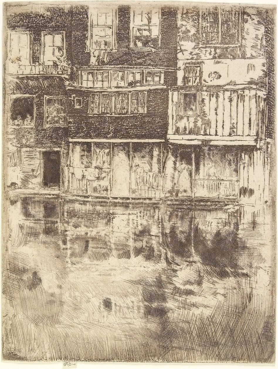 Square House, Amsterdam, 1889 od James Abbott McNeill Whistler