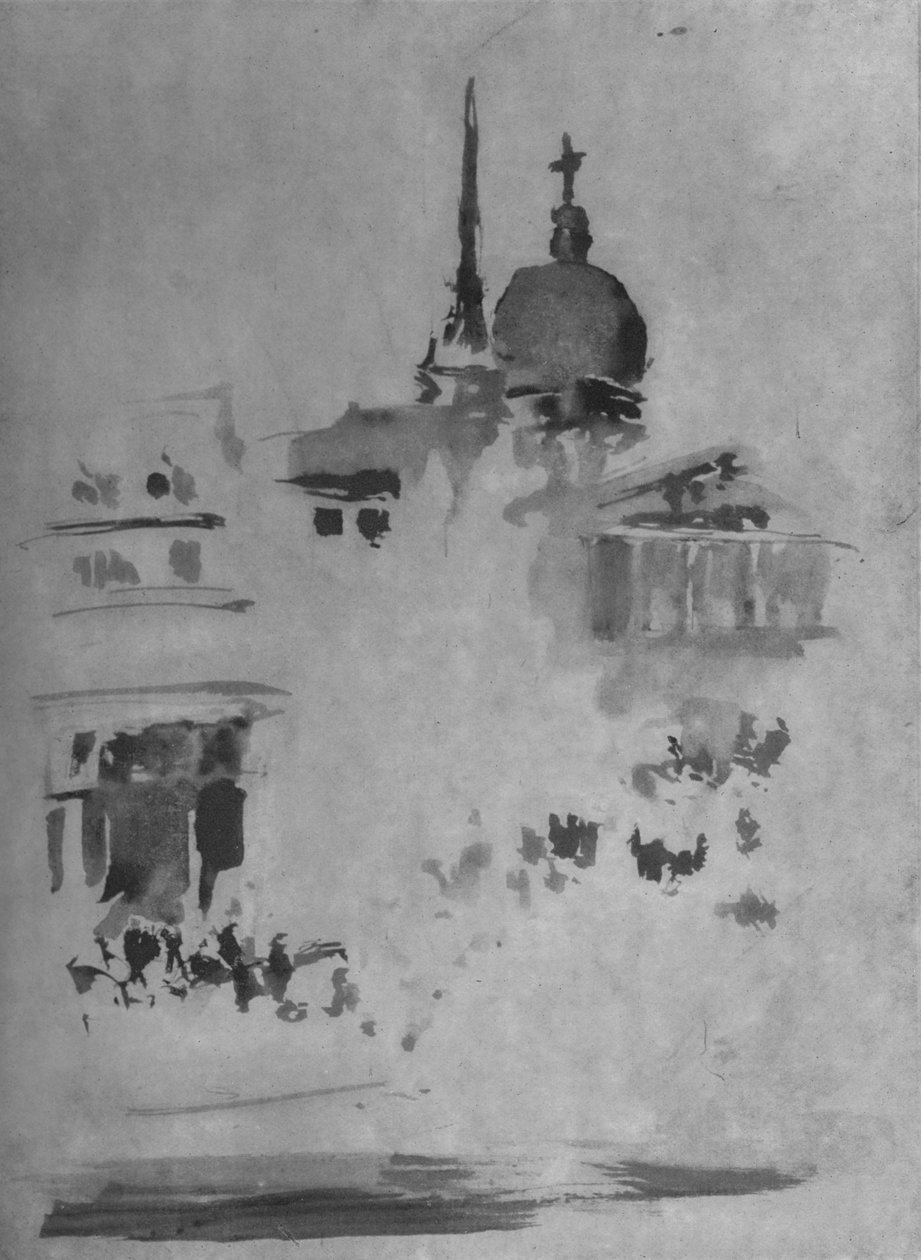 St. Pauls, c1884, 1904 od James Abbott McNeill Whistler