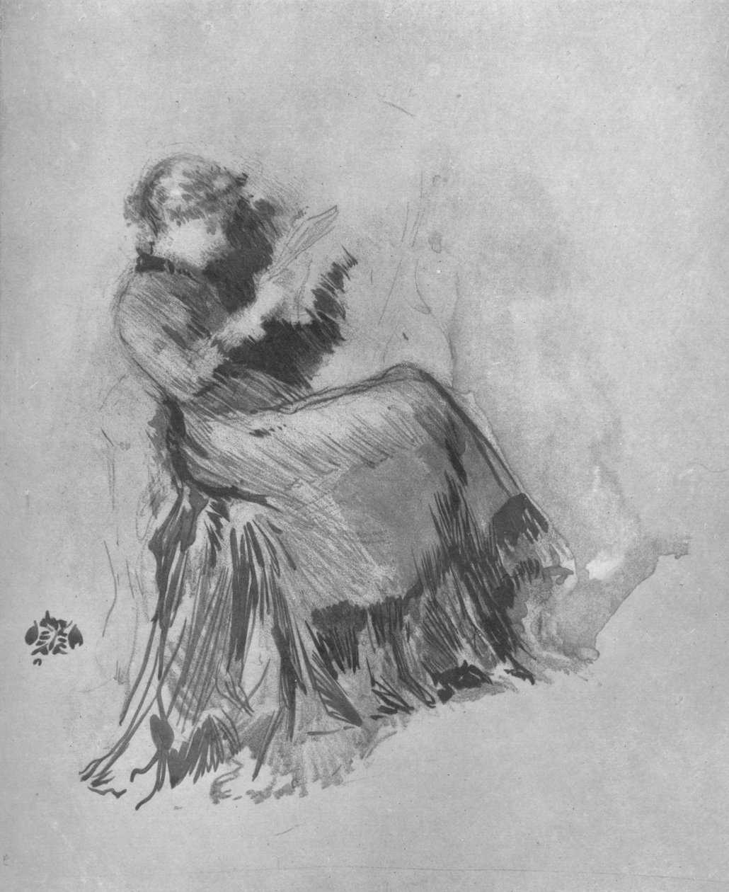 Studie, c1880, 1904 od James Abbott McNeill Whistler