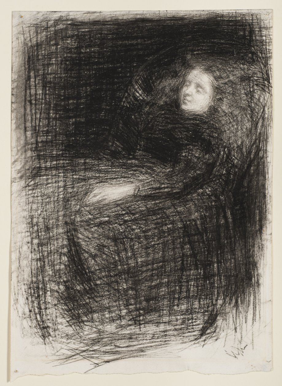 Studie pro "The Sleeper", 1863 od James Abbott McNeill Whistler
