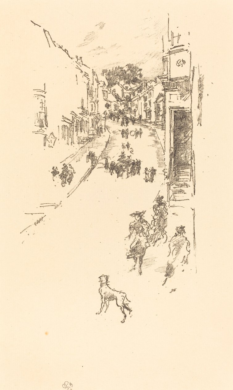Neděle, Lyme Regis, 1895. od James Abbott McNeill Whistler