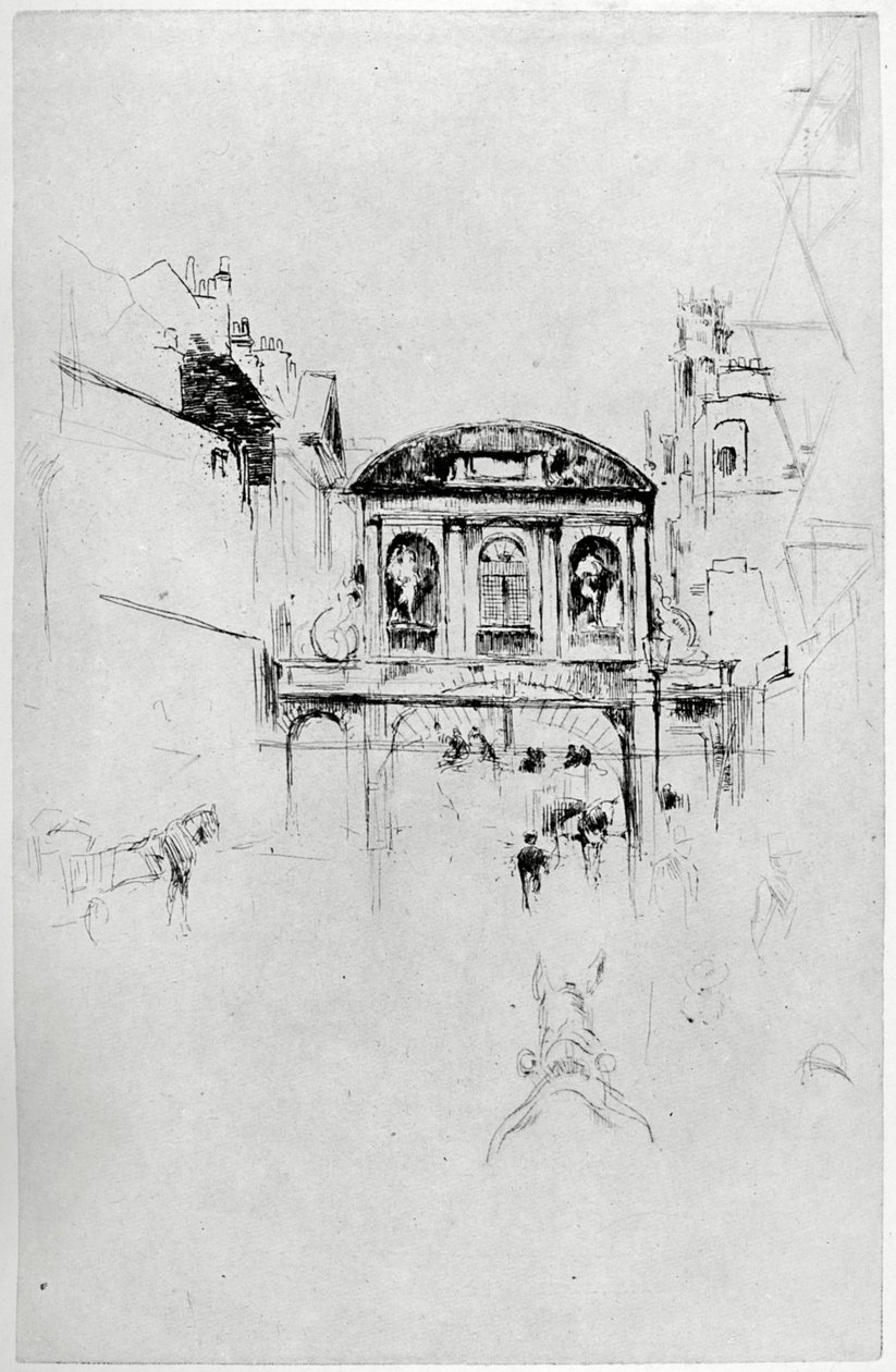 Temple Bar, 19. století 1904. od James Abbott McNeill Whistler