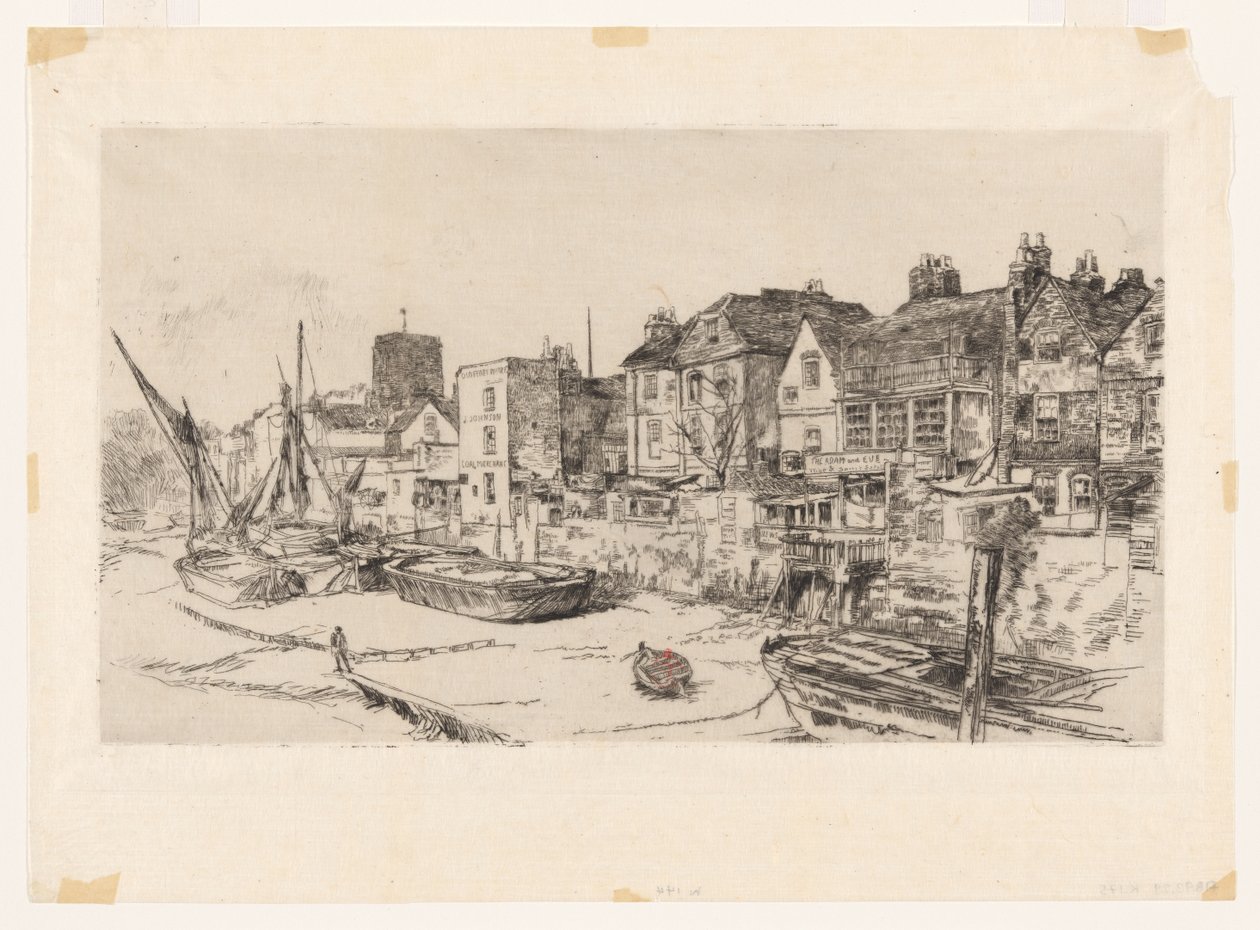 Adam a Eva, Stará Chelsea od James Abbott McNeill Whistler