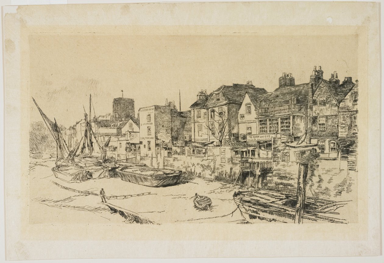 Adam a Eva, stará Chelsea od James Abbott McNeill Whistler