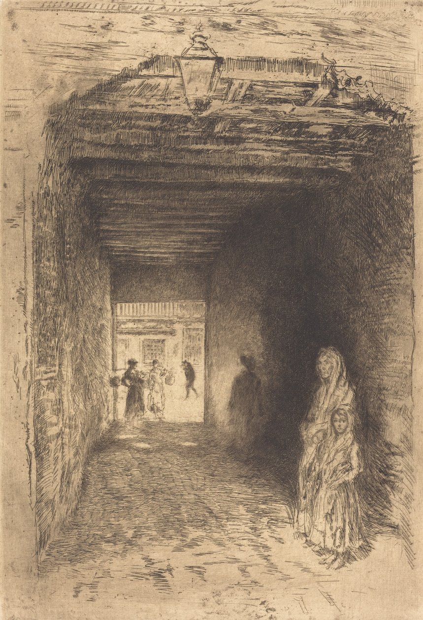 Žebráci, 18791880. od James Abbott McNeill Whistler