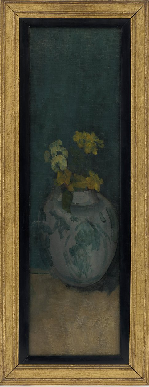 Fragment Modré dívky: Žlutá a modrá, 1872-1876. od James Abbott McNeill Whistler