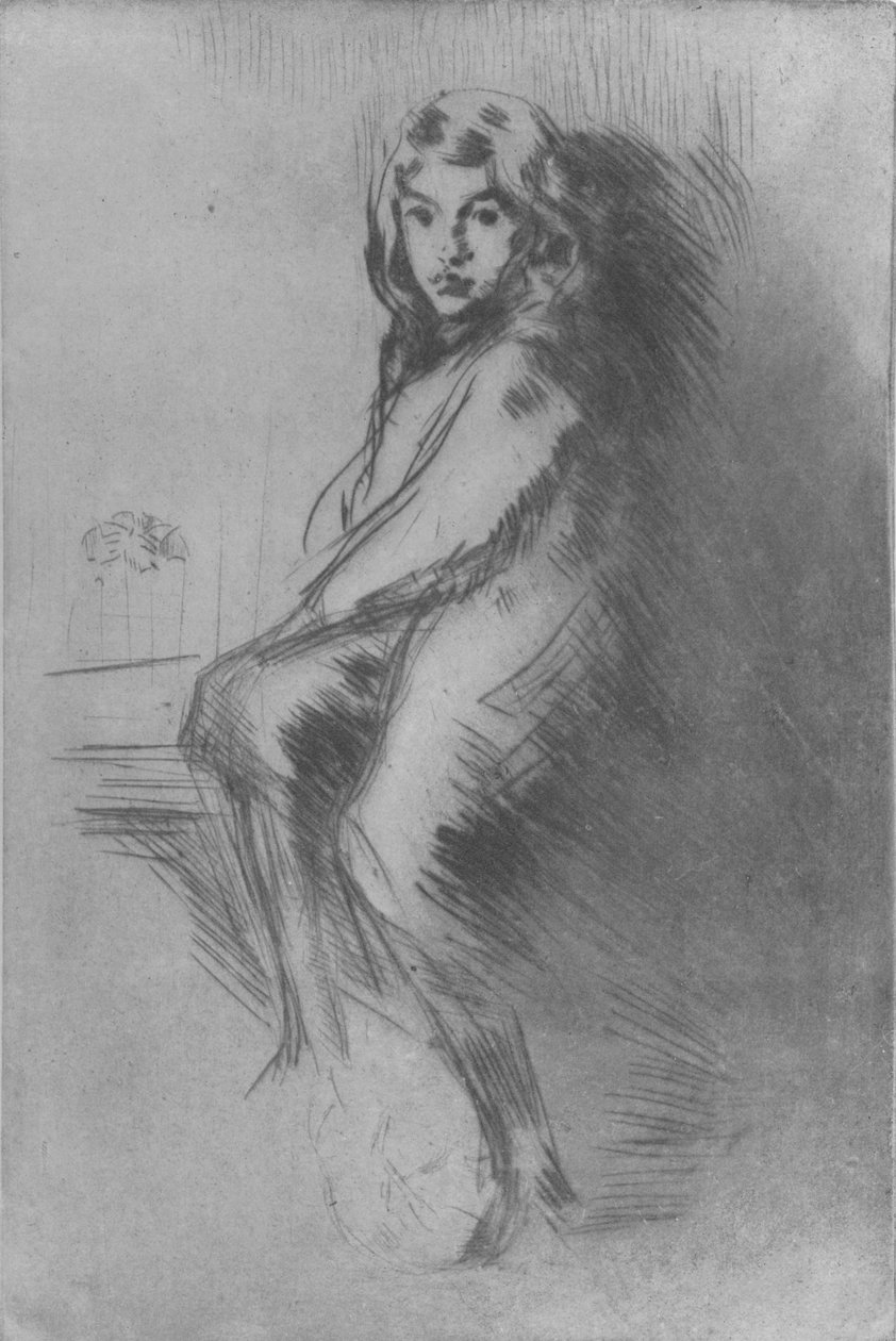 The Boy Charlie Hanson, c1876, 1904 od James Abbott McNeill Whistler