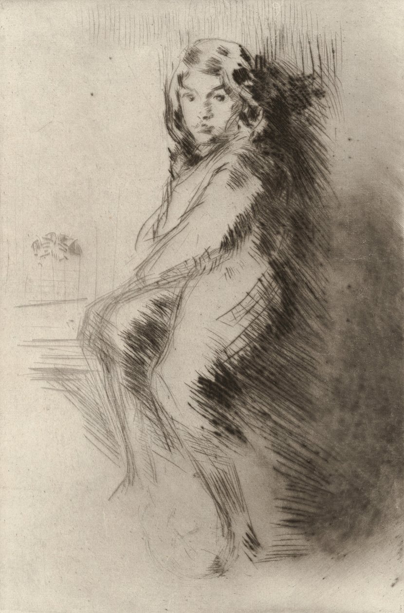 Chlapec Charlie Hanson, c. 18731875. od James Abbott McNeill Whistler
