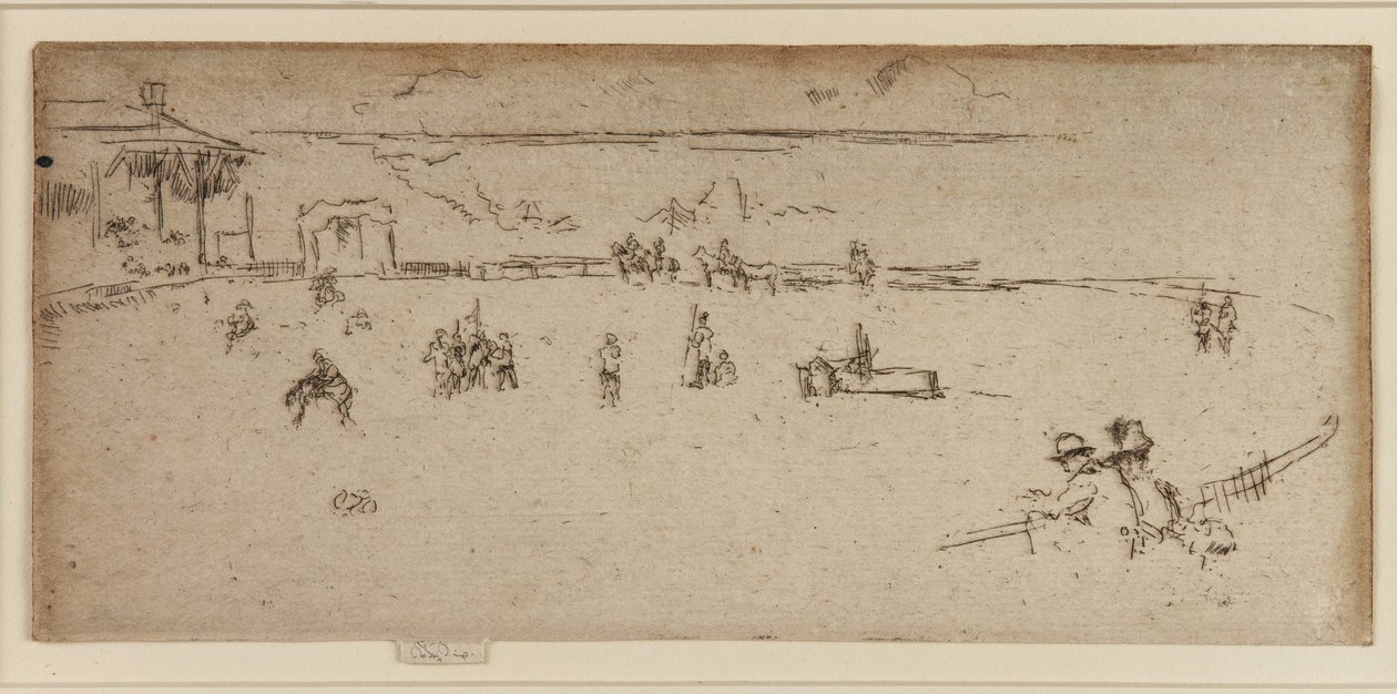 The Bucking Horse, Divoký západ, 1887. od James Abbott McNeill Whistler