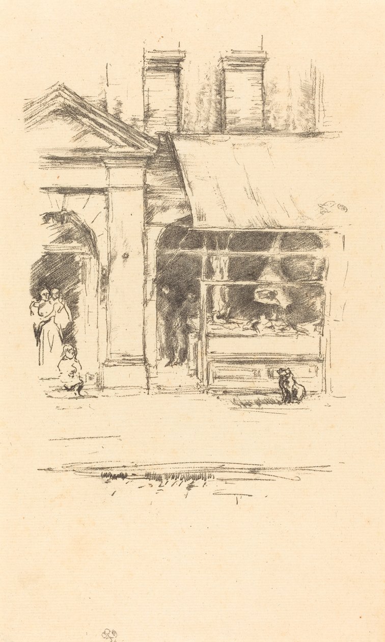 Řeznický pes, 1896. od James Abbott McNeill Whistler