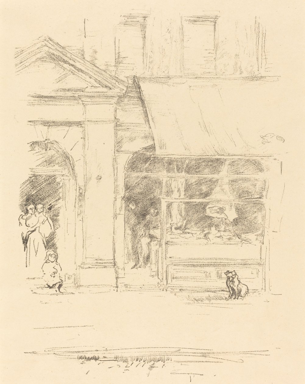 Řeznický pes, 1896. od James Abbott McNeill Whistler