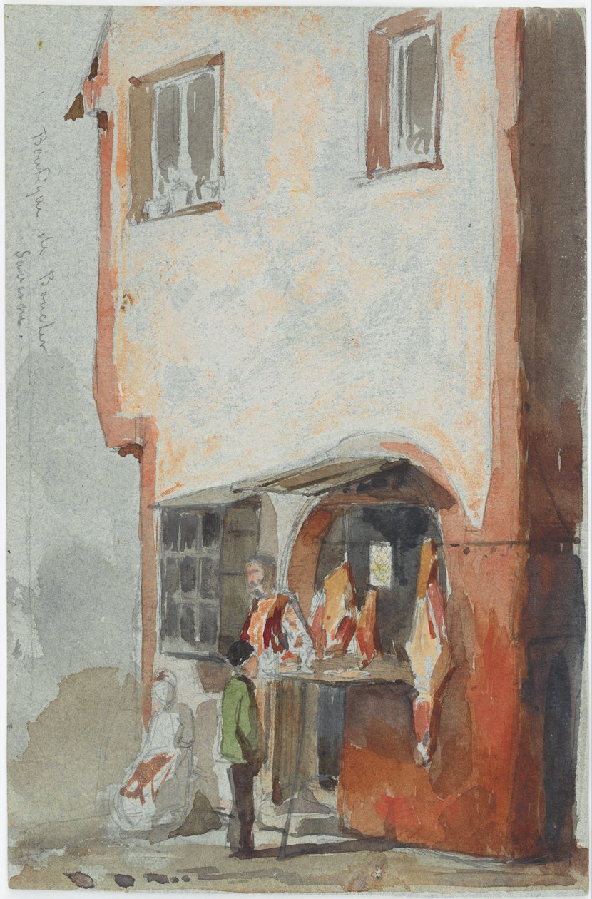 Řeznictví od James Abbott McNeill Whistler