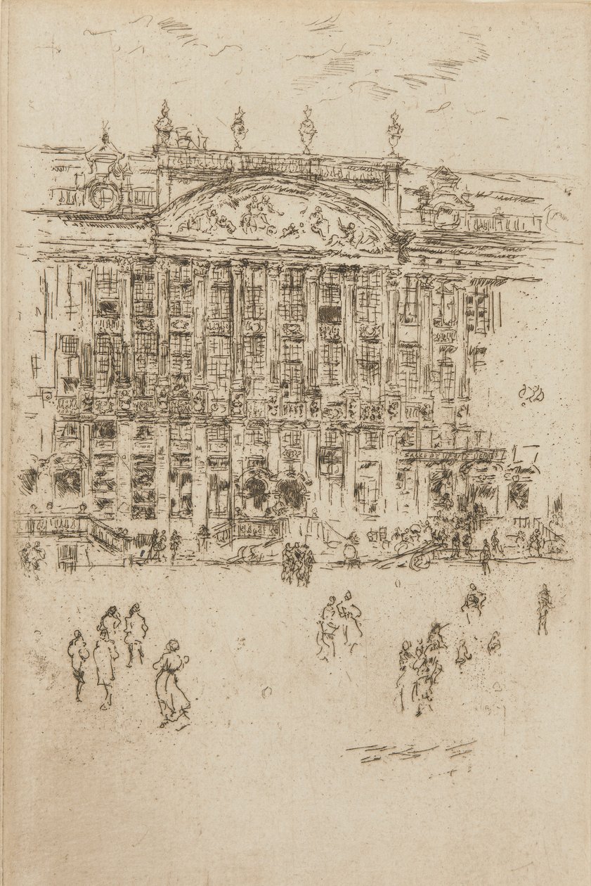Církev – Bruselská adorace, 1887. od James Abbott McNeill Whistler