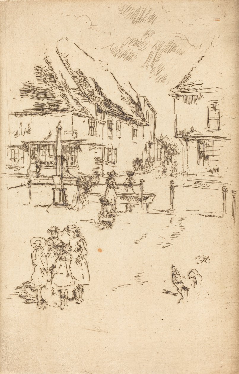Kohout a pumpa, c. 1887. od James Abbott McNeill Whistler