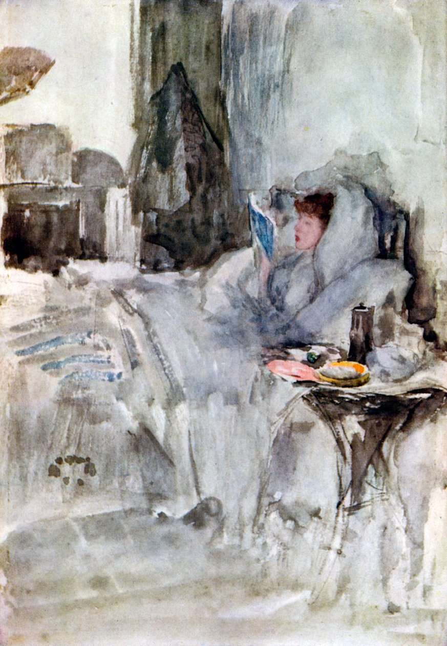 Rekonvalescent, 19. století, 1933 od James Abbott McNeill Whistler
