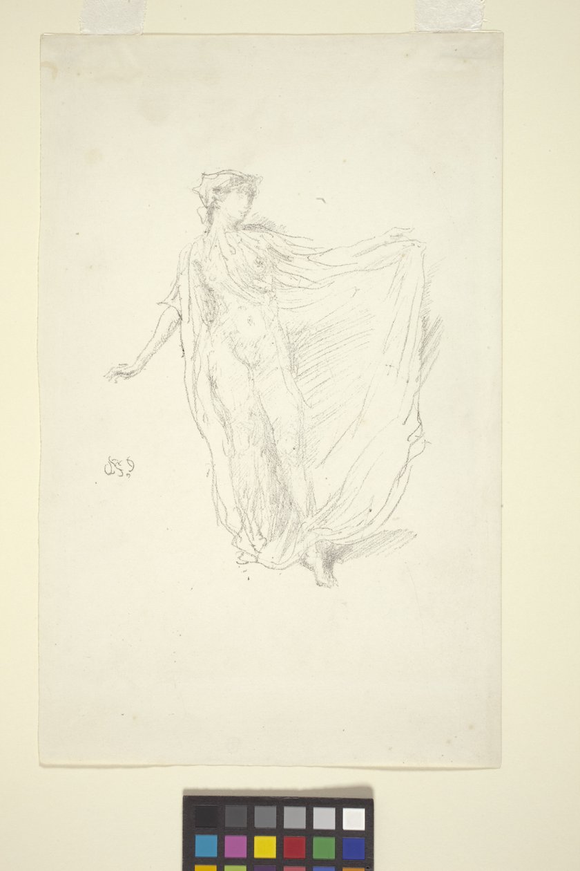 Tančící dívka (převodová litografie) od James Abbott McNeill Whistler