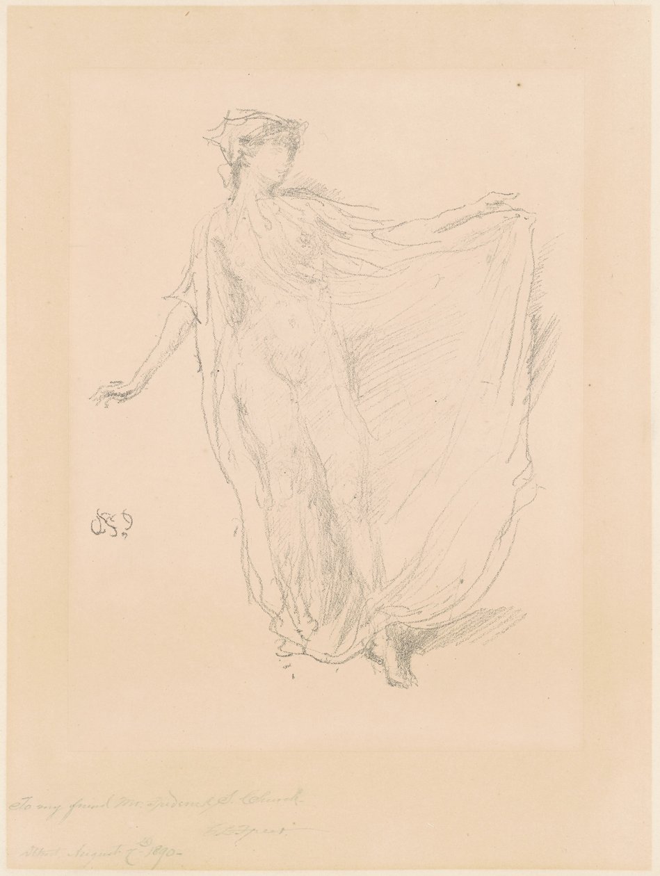 Tančící dívka, 1889. od James Abbott McNeill Whistler