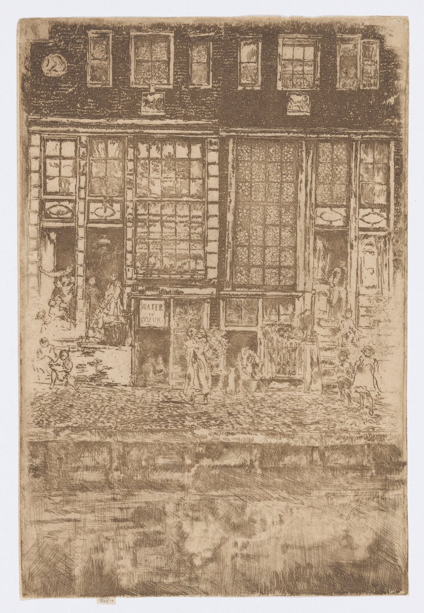 Vyšívaná opona od James Abbott McNeill Whistler