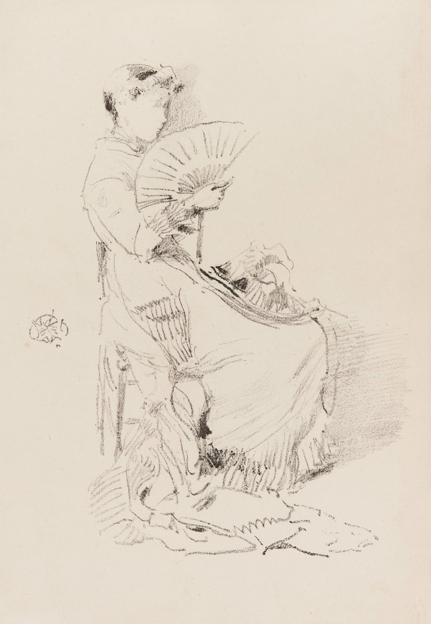Vějíř, 1879. od James Abbott McNeill Whistler
