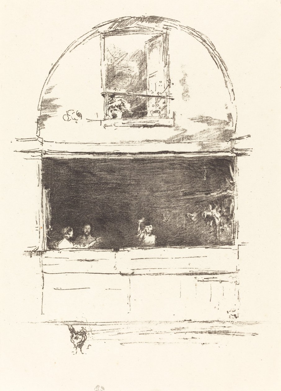 The Forge, Passage du Dragon, 1894. od James Abbott McNeill Whistler