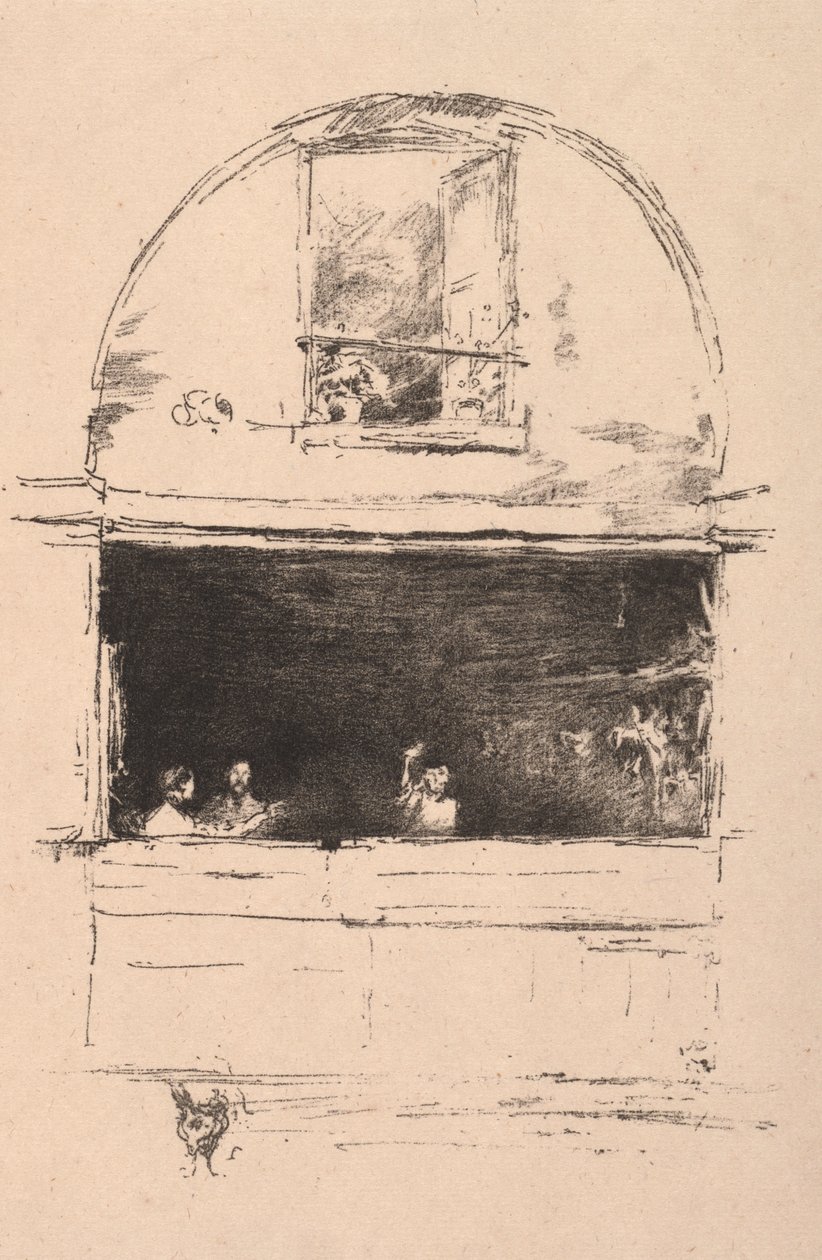 The Forge, Passage du Dragon, 1894. od James Abbott McNeill Whistler