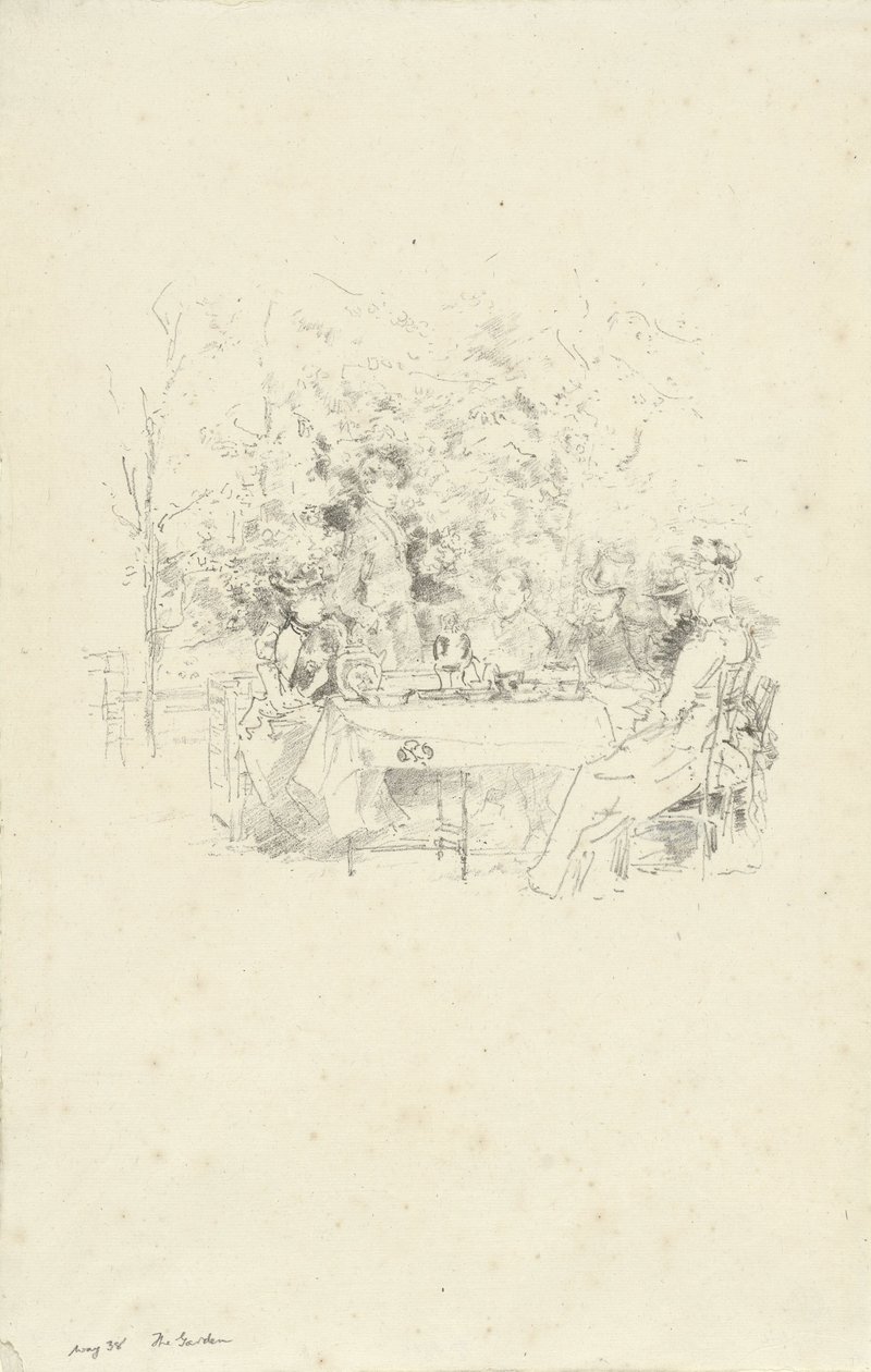 Zahrada od James Abbott McNeill Whistler