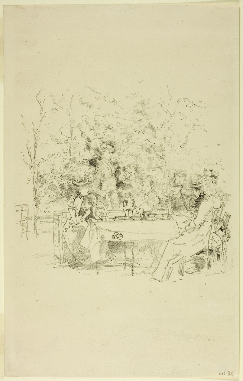 Zahrada, 1891 od James Abbott McNeill Whistler