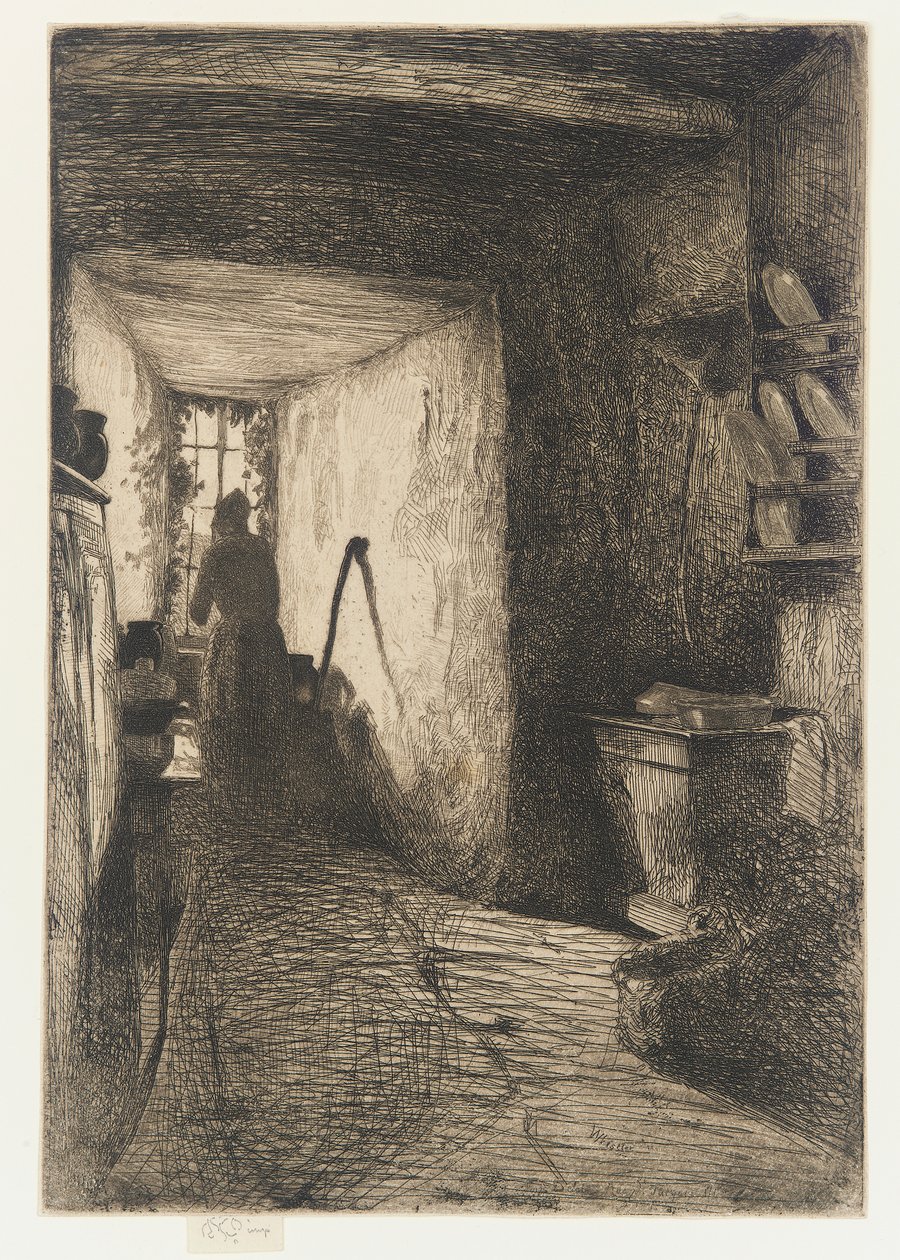 Kuchyně, 1858. od James Abbott McNeill Whistler