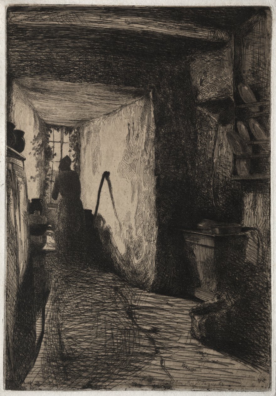 Kuchyně, 1858 od James Abbott McNeill Whistler