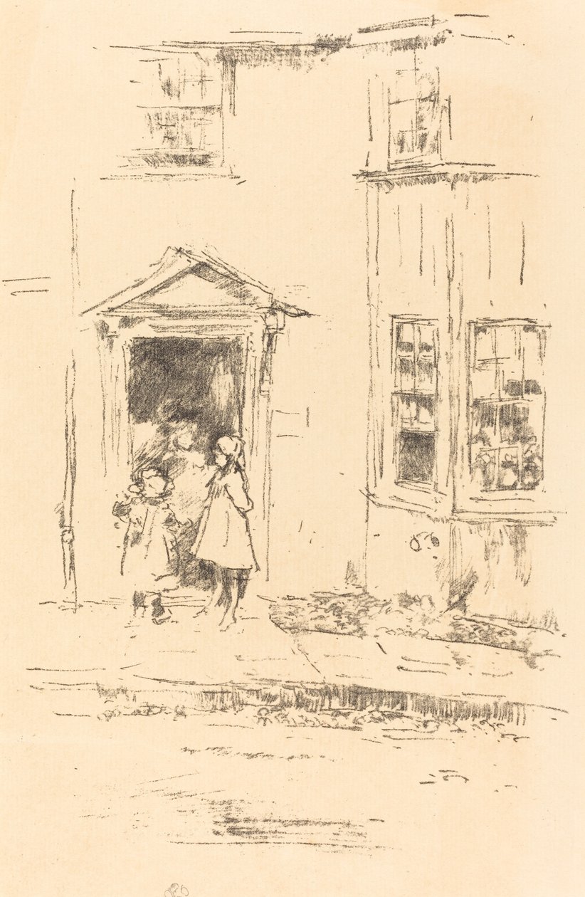 The Little Doorway, Lyme Regis, 1895. od James Abbott McNeill Whistler