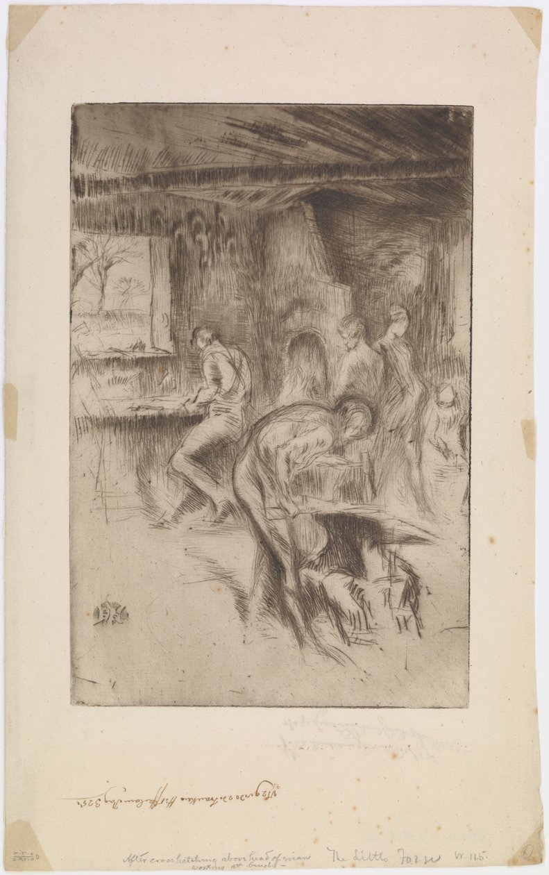 The Little Forge, Liverpool, 1875. od James Abbott McNeill Whistler