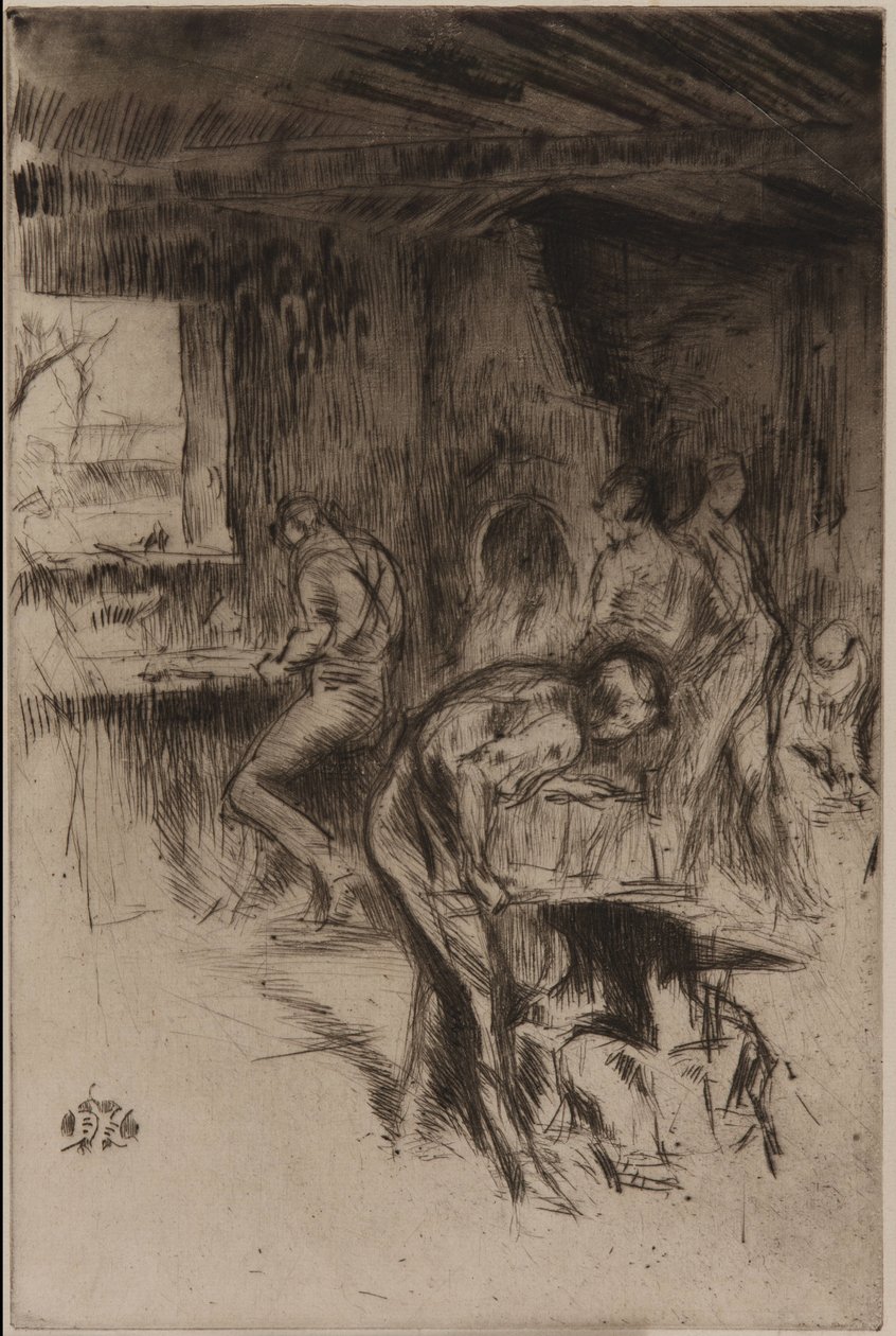 The Little Forge, Liverpool, 1875. od James Abbott McNeill Whistler