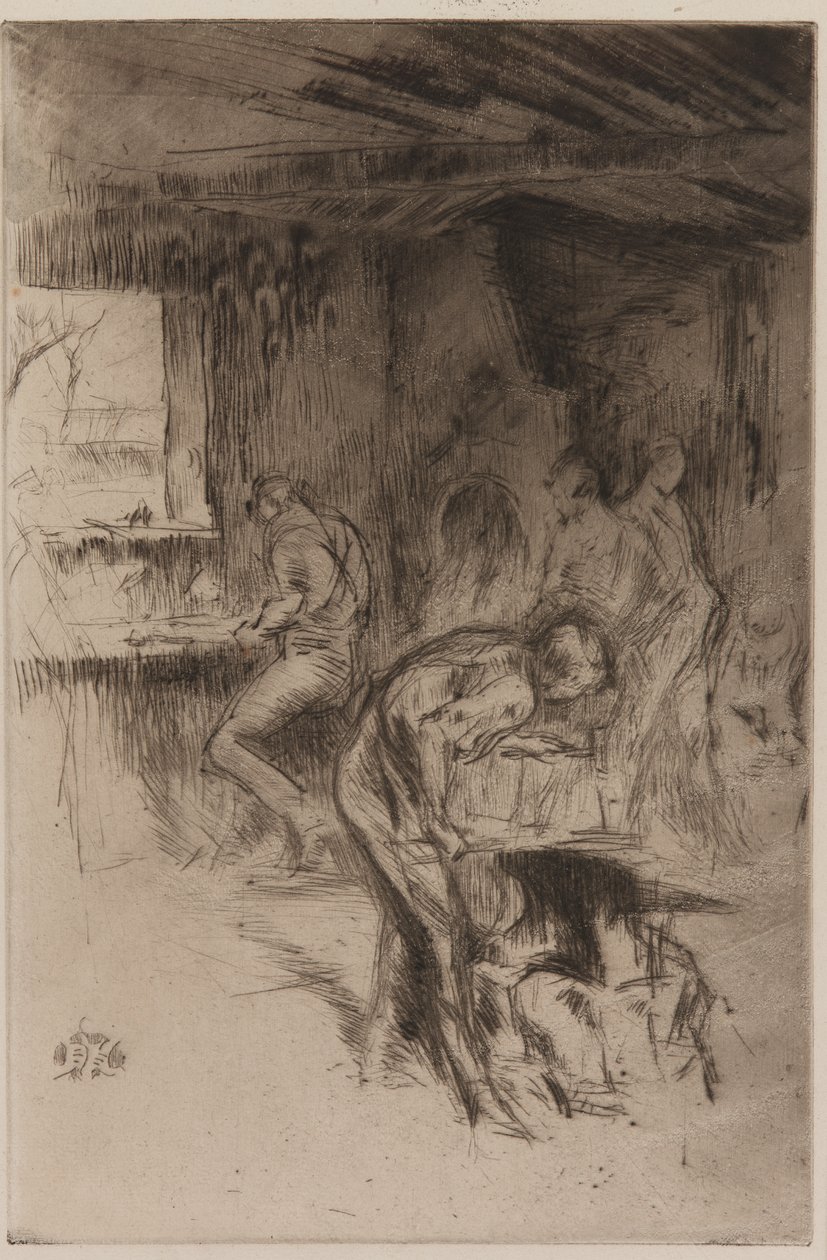 The Little Forge, Liverpool, 1875. od James Abbott McNeill Whistler