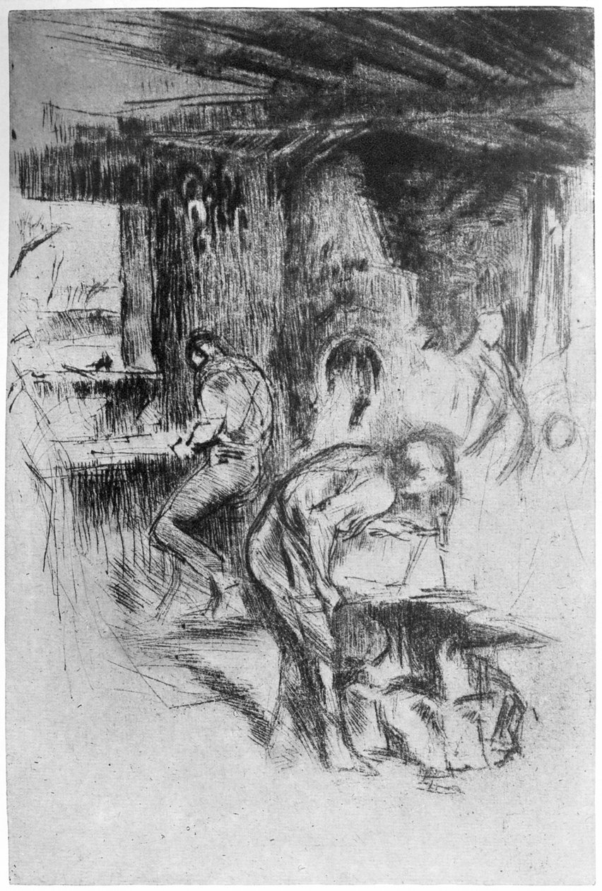 The Little Forge, c1860 1904. od James Abbott McNeill Whistler