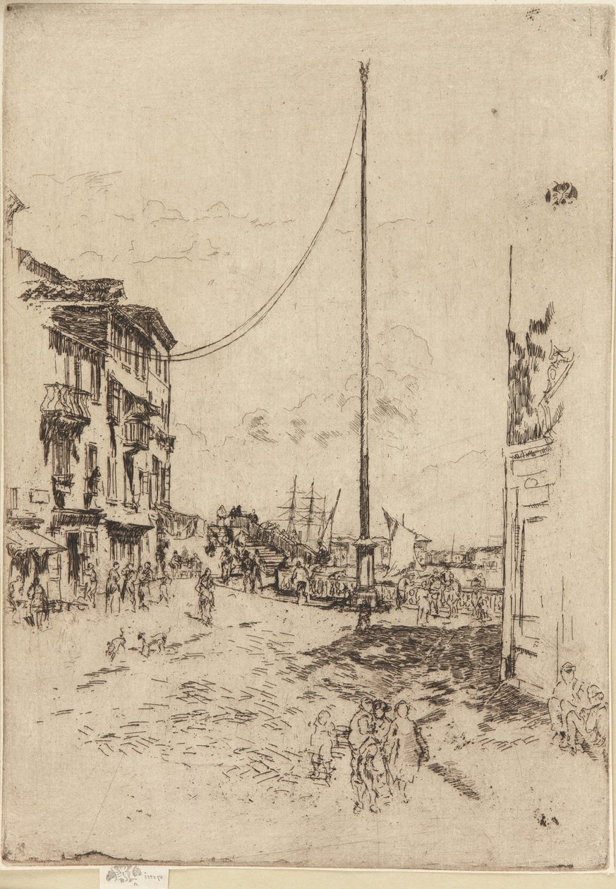Malý stožár, 1879-1880. od James Abbott McNeill Whistler