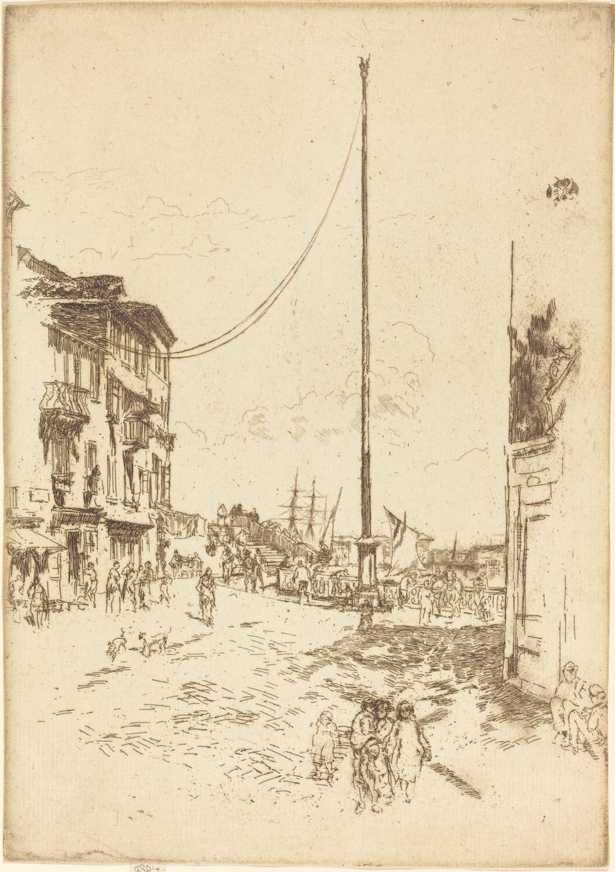 Malý stožár, 1880. od James Abbott McNeill Whistler