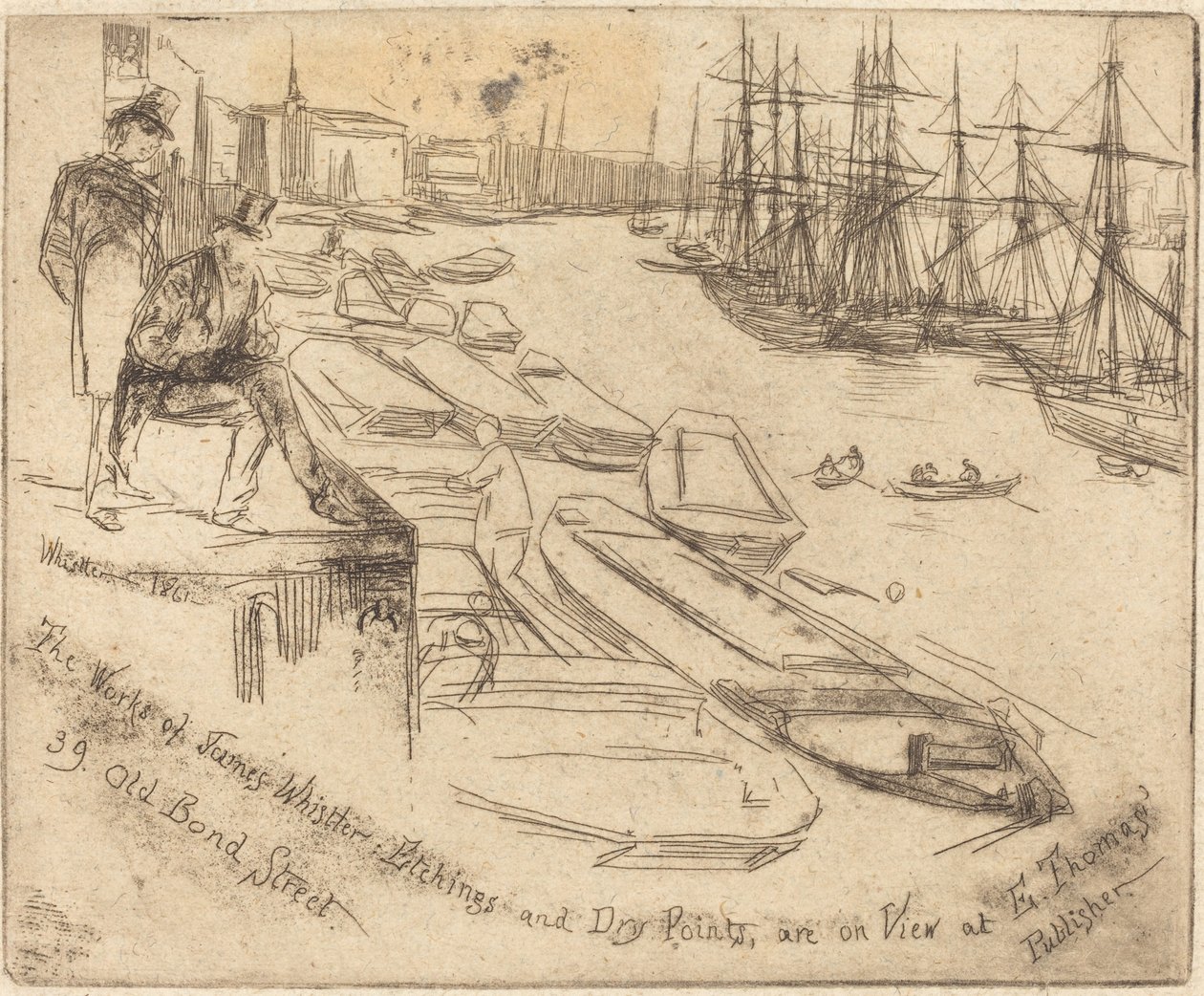 Malý bazén, 1861. od James Abbott McNeill Whistler