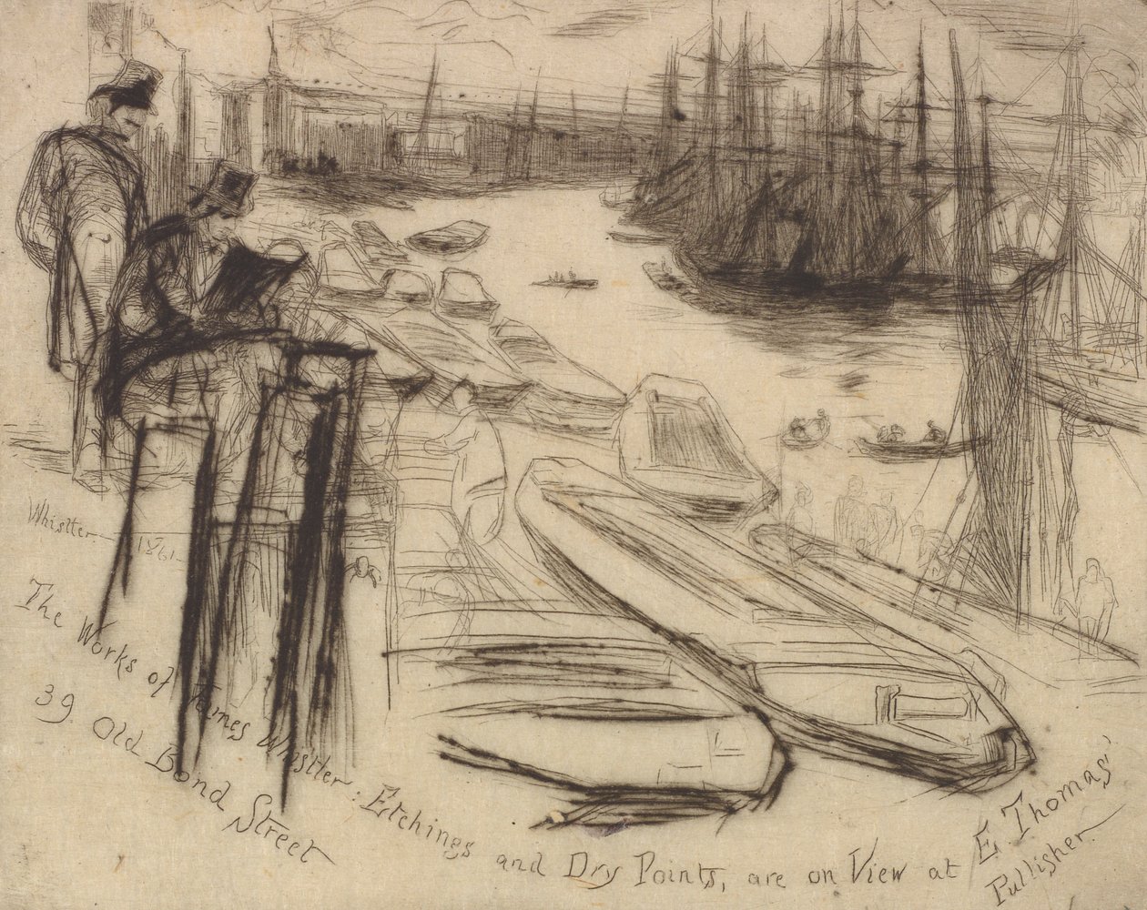Malý bazén, 1861. od James Abbott McNeill Whistler
