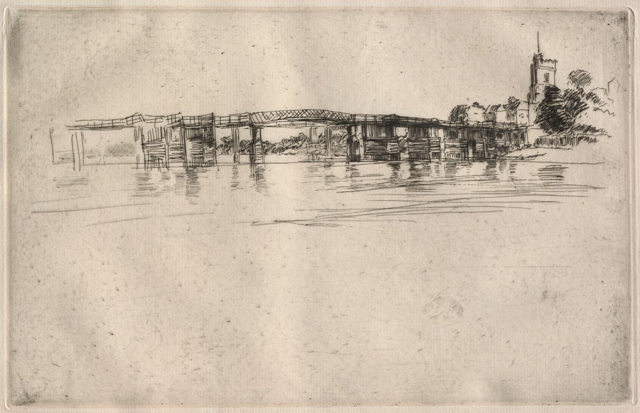 Malý Putney č. 1, 1879. od James Abbott McNeill Whistler
