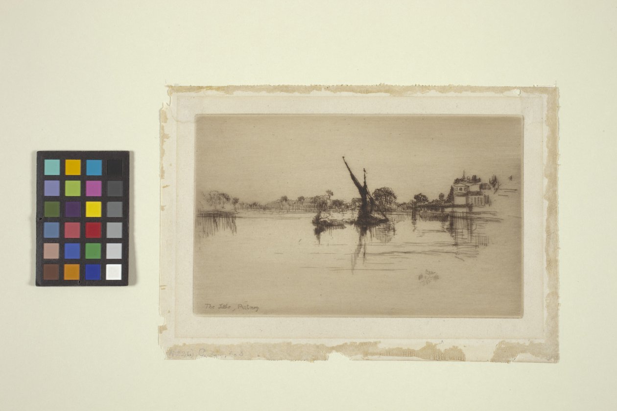 Malý Putney, č. 2 (lept) od James Abbott McNeill Whistler