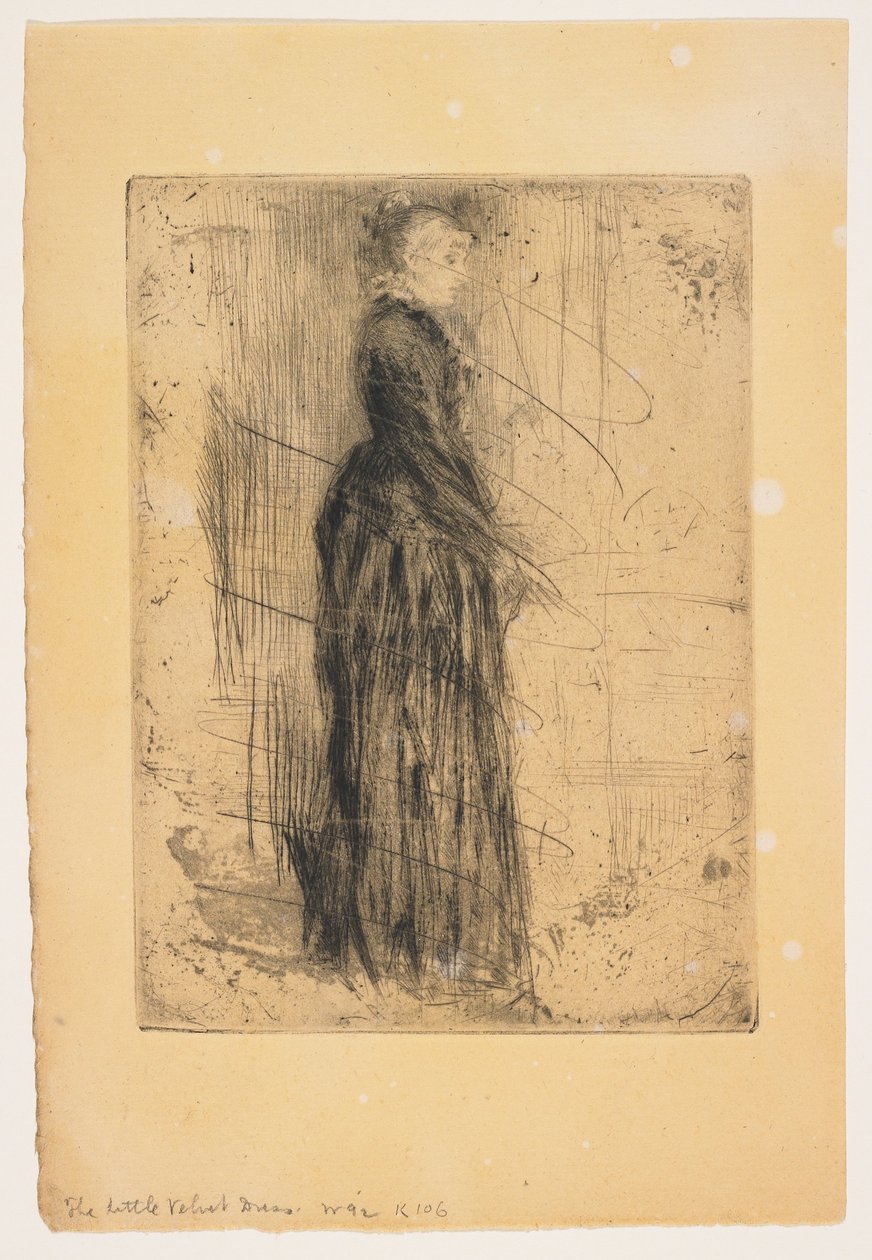 Das kleine Samtkleid od James Abbott McNeill Whistler