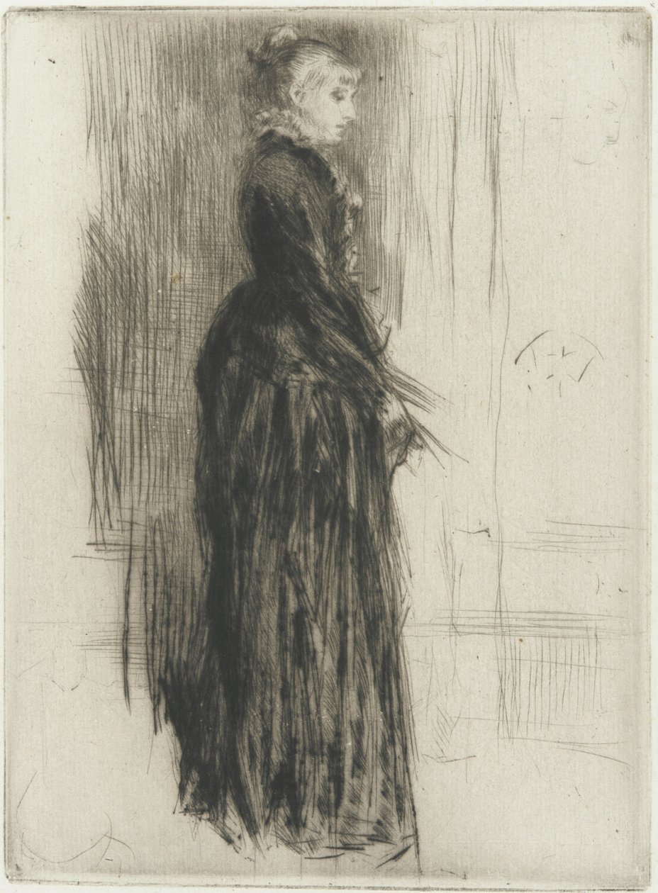 Malé sametové šaty od James Abbott McNeill Whistler