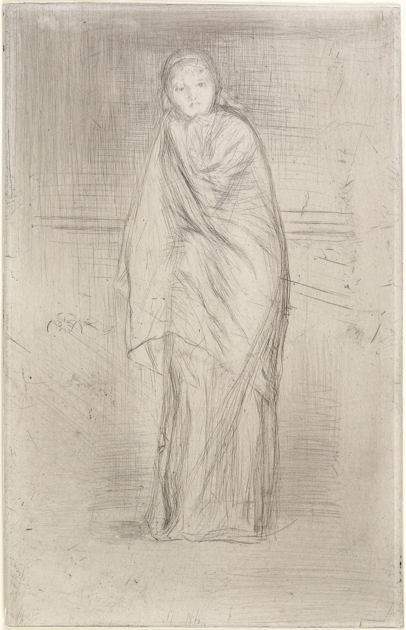 Odpočinek modelu, 1870 od James Abbott McNeill Whistler