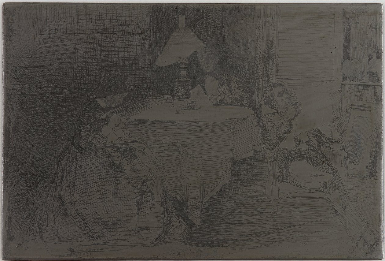 Hudební místnost, 1858. od James Abbott McNeill Whistler