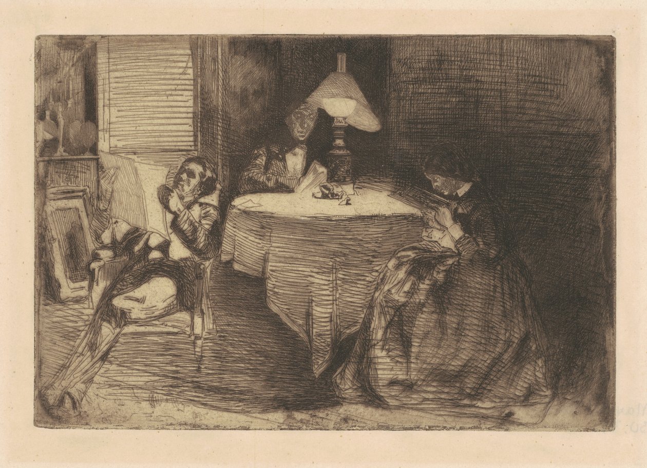 Hudební místnost, 1859. od James Abbott McNeill Whistler