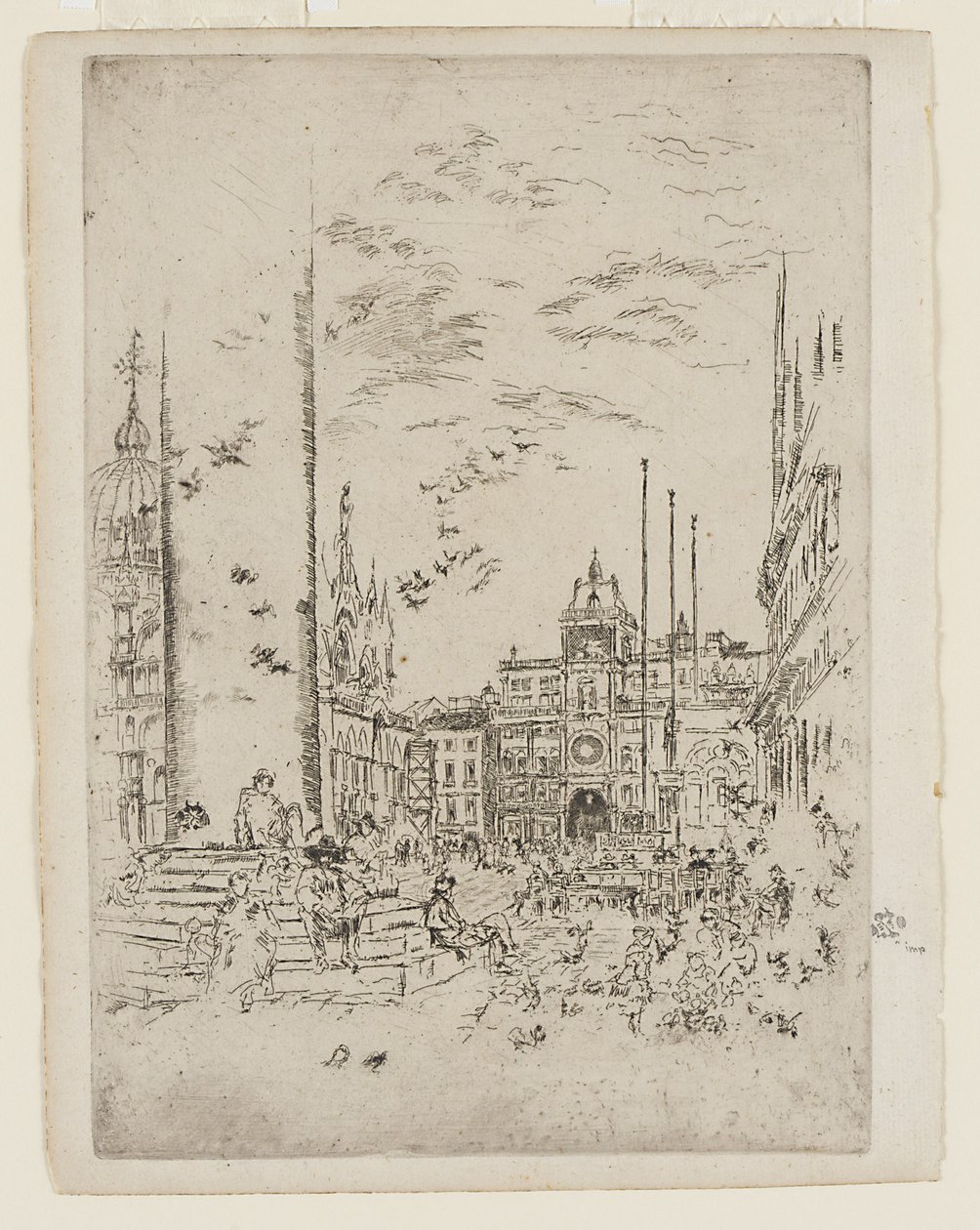 Piazzetta od James Abbott McNeill Whistler
